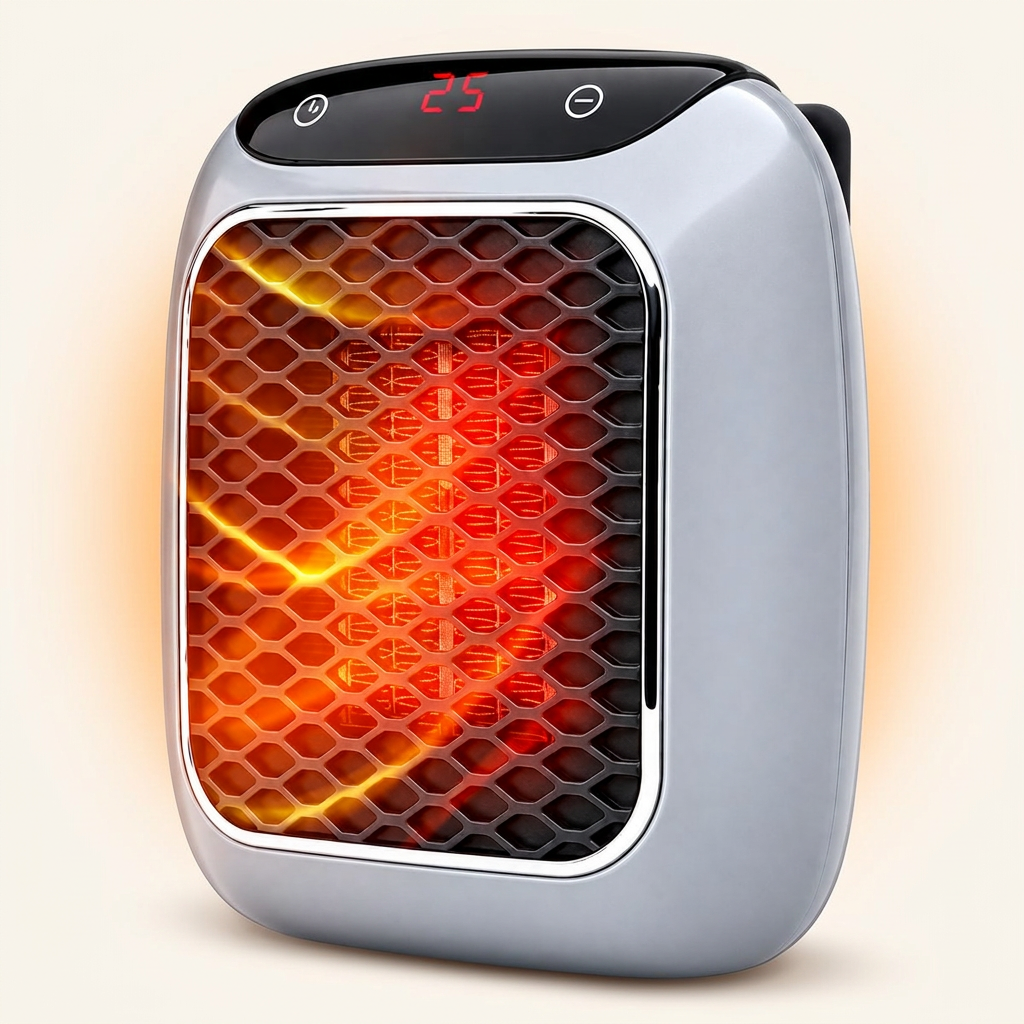 RapidHeat pistorasialämmitin hehkuu lämpöä